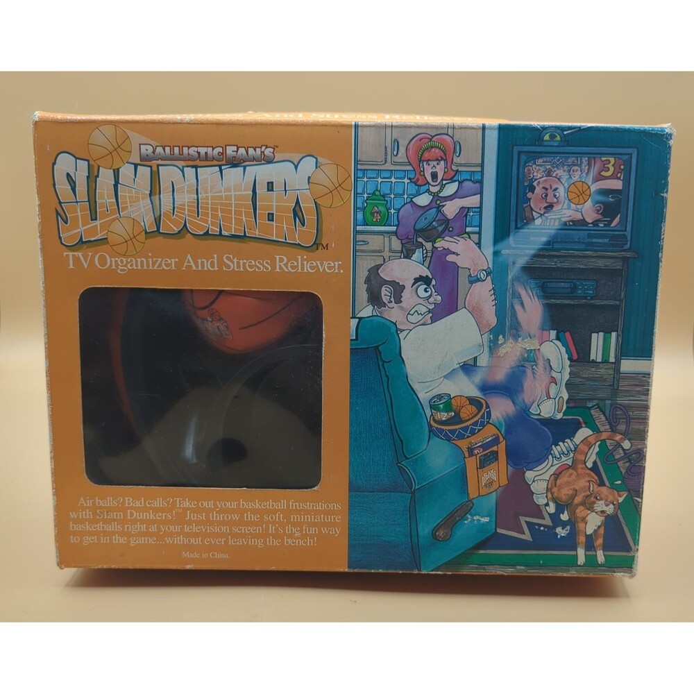 Ballistic Fan's Slam Dunkers Tv Organizer Vintage 90's Blue Ridge NEW